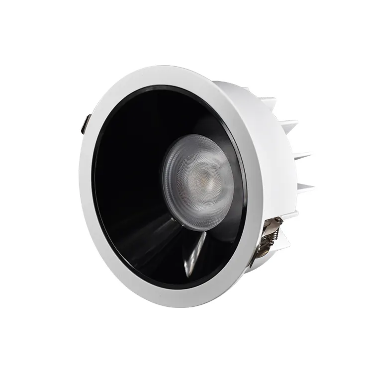Recessed Aluminum COB LED Downlight Black/White 15-50W IP65
