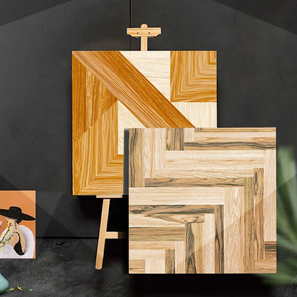 Wood-Look Porcelain Floor Tile 60x60cm