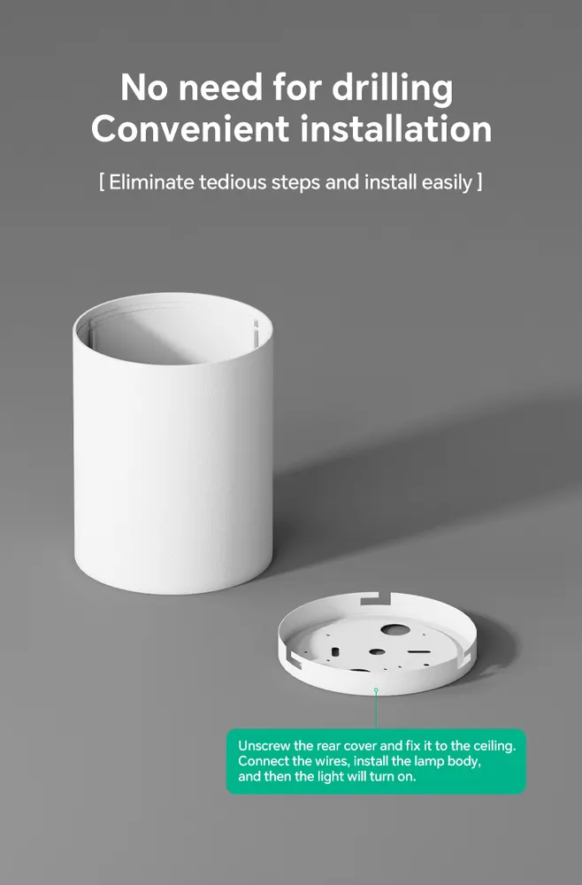 Surface-Mounted Aluminum LED Downlight 12-40W