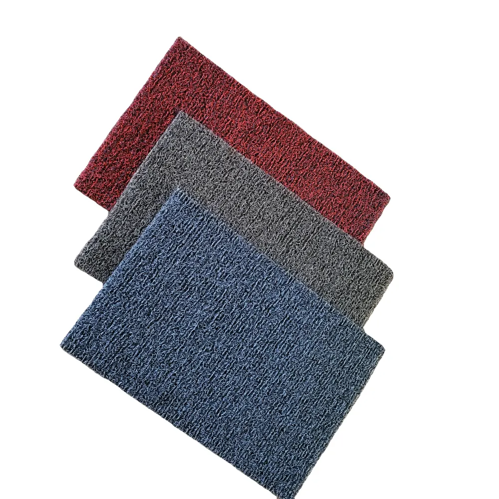 PVC Coil Floor Mat 12-16mm Thick With PVC Backing