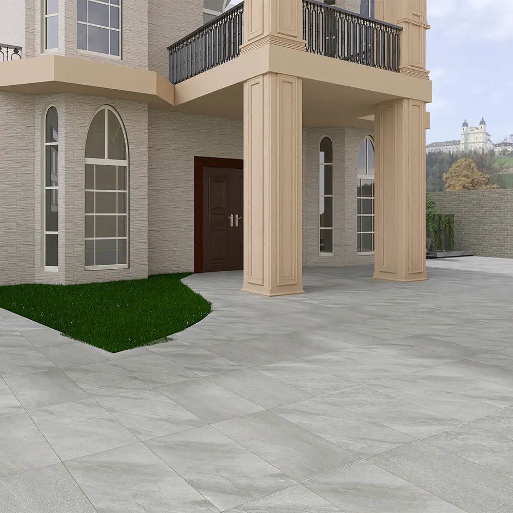 Non-Slip Stone-Look Matte Porcelain Floor Tile 600x600mm/600x1200mm