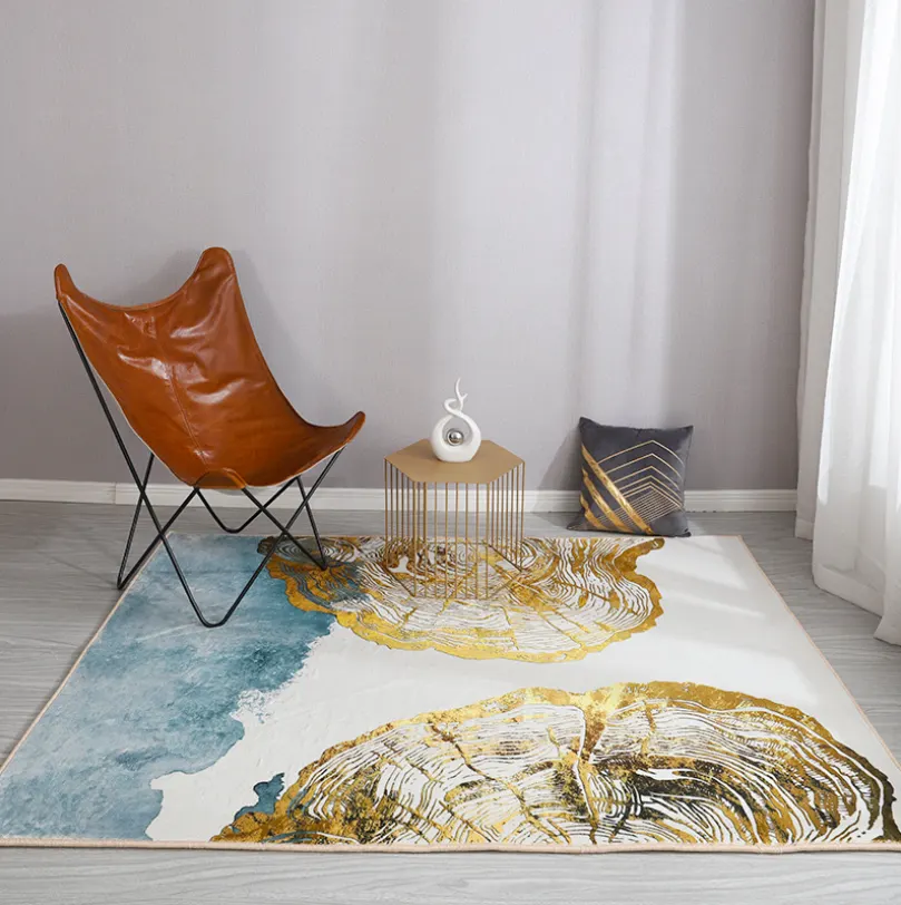 Polyester Area Rug 40x60cm With Rubber Backing