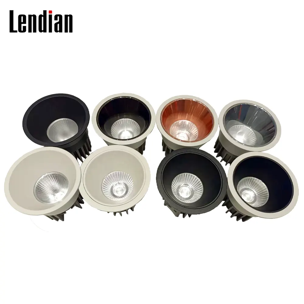 Adjustable Dimmable Recessed LED Downlight 6-25W 60-120m