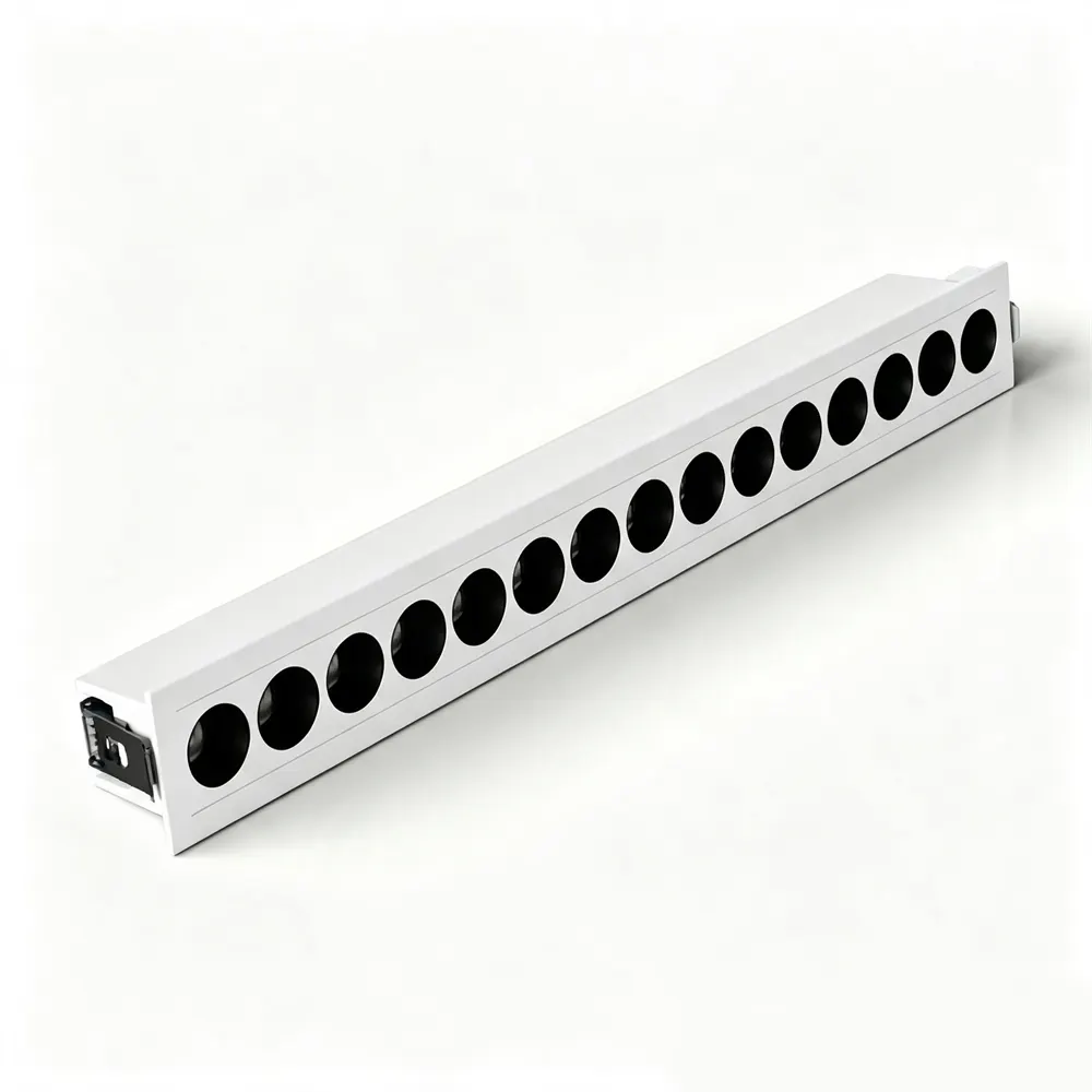 Anti-Glare Adjustable Recessed LED Grille Spotlight 2-30W
