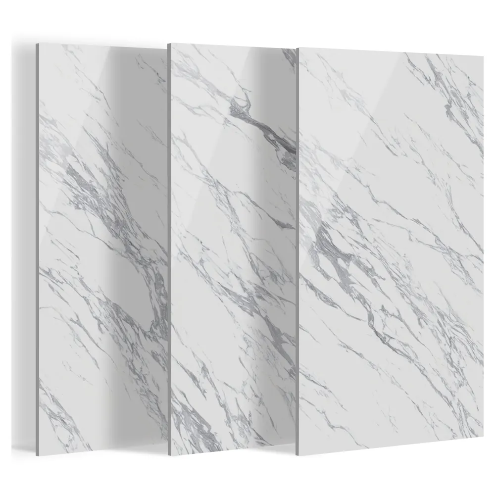 Marble-Look Glazed Sintered Stone Slab 1600x3200mm