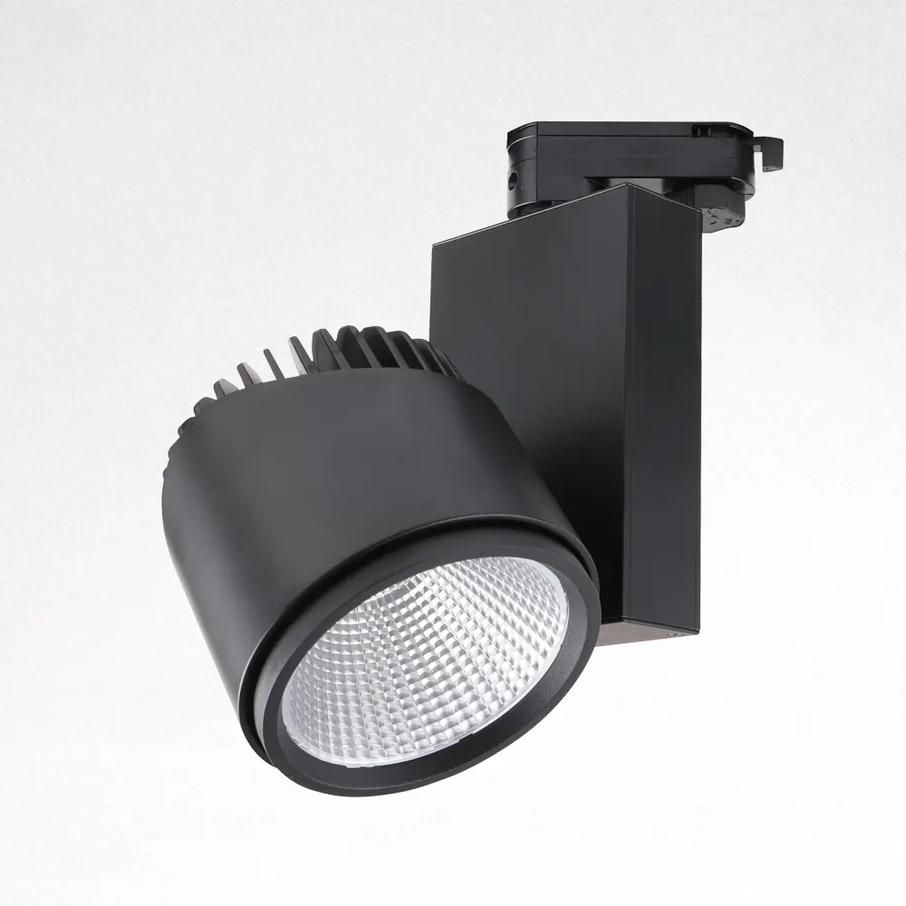 Dimmable Aluminum LED Track Spotlight 20-50W For 4-Wire Track