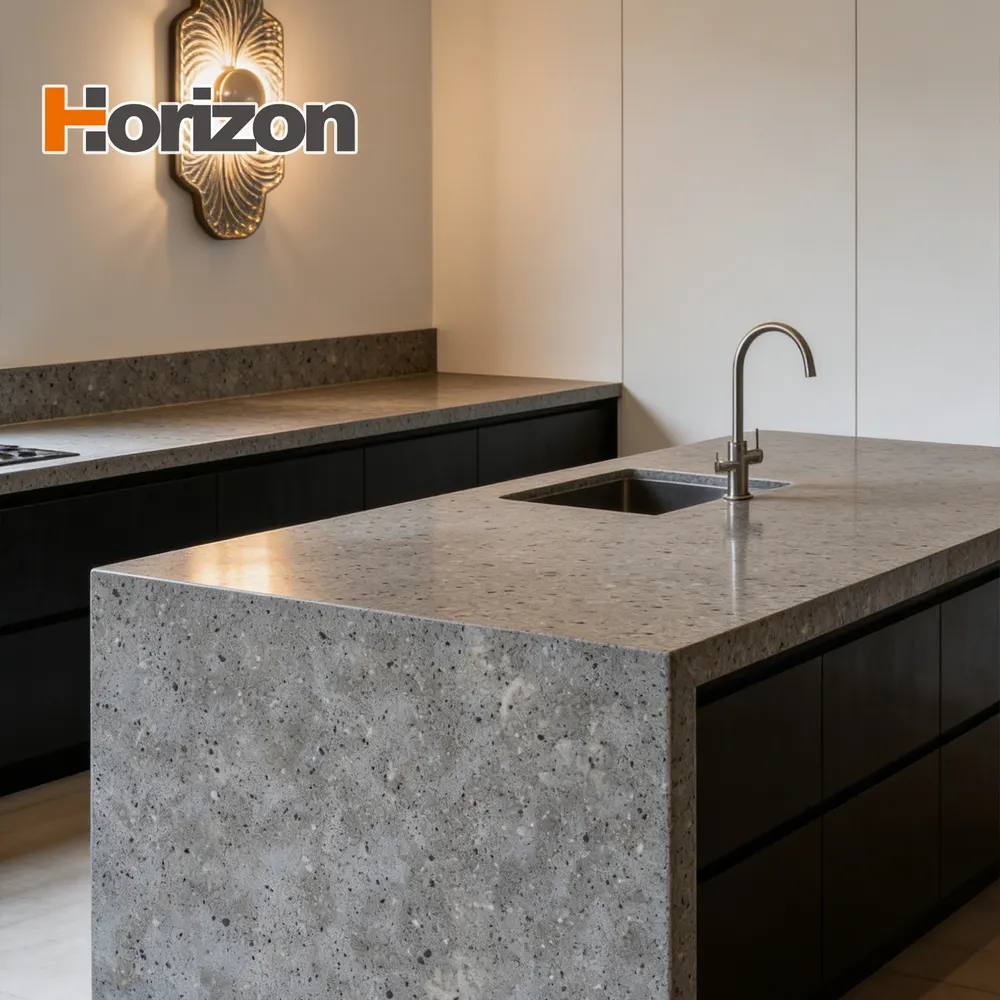 Gray Engineered Quartz Slab 3200x1600mm