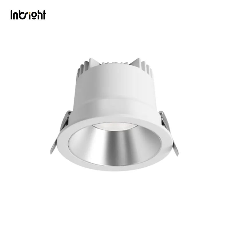Recessed Aluminum LED Downlight Black 15-35W