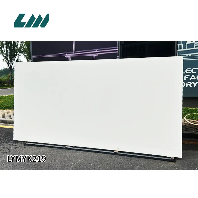 White Engineered Quartz Slab 3200x1600mm