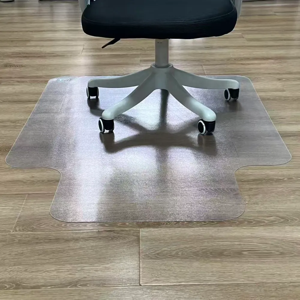 Transparent PVC Office Chair Mat For Office Floor Protection product sample