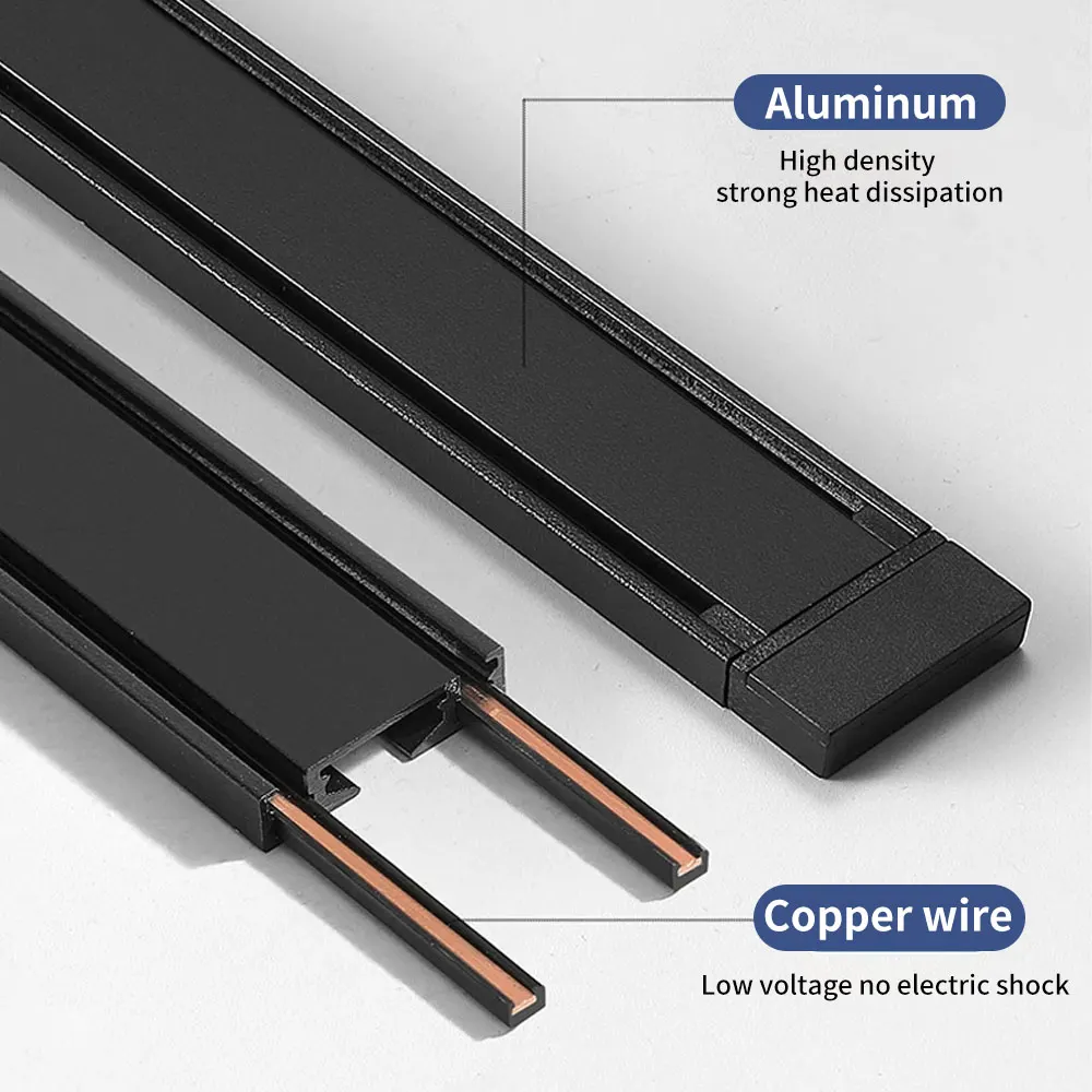Adjustable Slim Aluminum LED Track Spotlight 48V