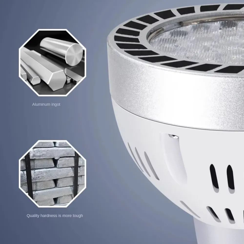 Aluminum COB LED Track Spotlight 25-45W