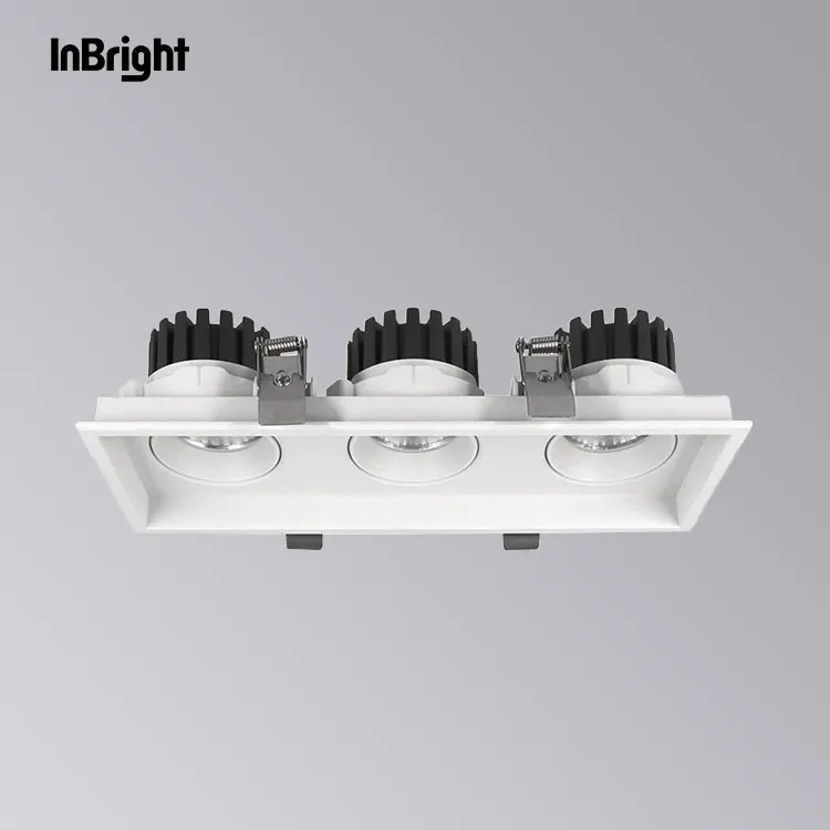 Adjustable Recessed Aluminum LED Downlight 10-25W