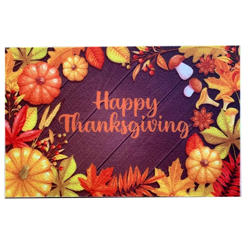 Non-Slip Polyester Entrance Door Mat 40x60cm
