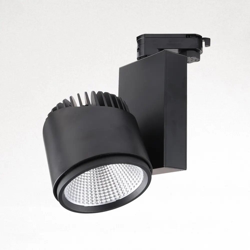 Dimmable Aluminum LED Track Spotlight 20-50W For 4-Wire Track