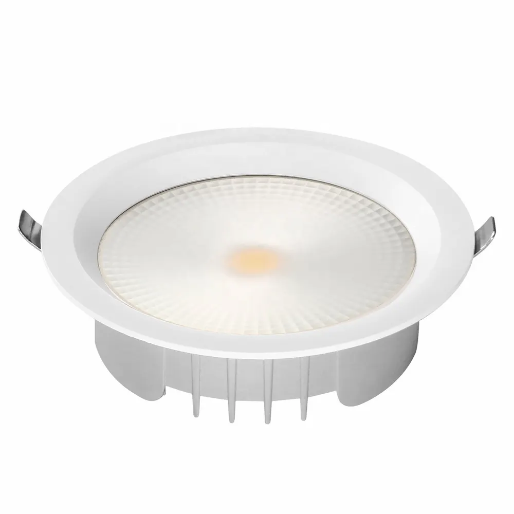 Slim Dimmable Recessed Round COB LED Downlight 8-40W product sample