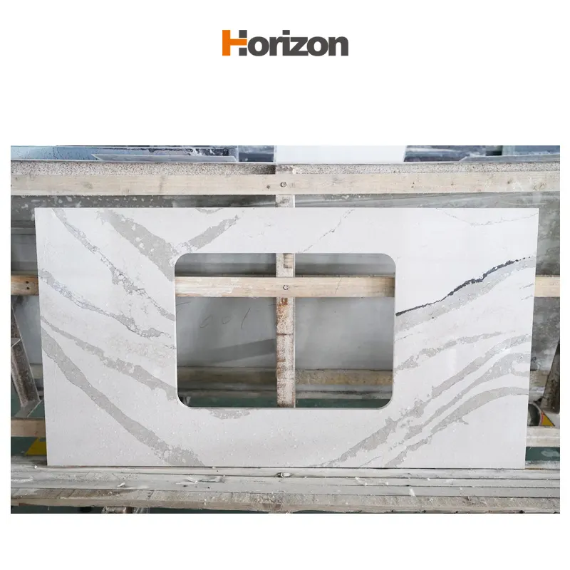Engineered Quartz Slab 3200x1600mm For Countertops