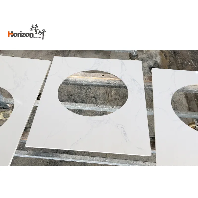 White Engineered Quartz Slab 3200x1600mm