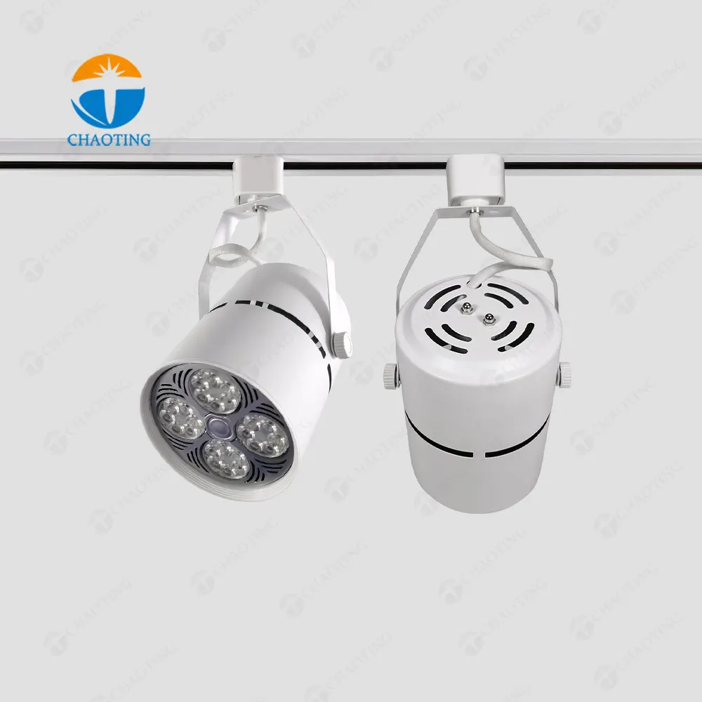 Adjustable Surface-Mounted Track Spotlight Housing E27 product sample