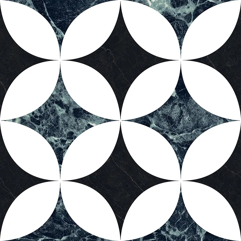 Polished Ceramic Floor Tile 400x400mm 5mm Thick
