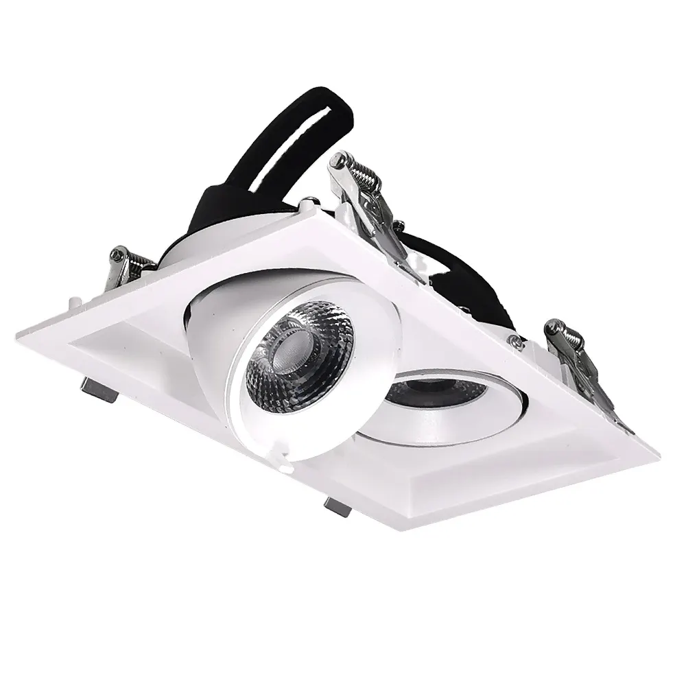 Recessed Aluminum COB LED Downlight 3-15W