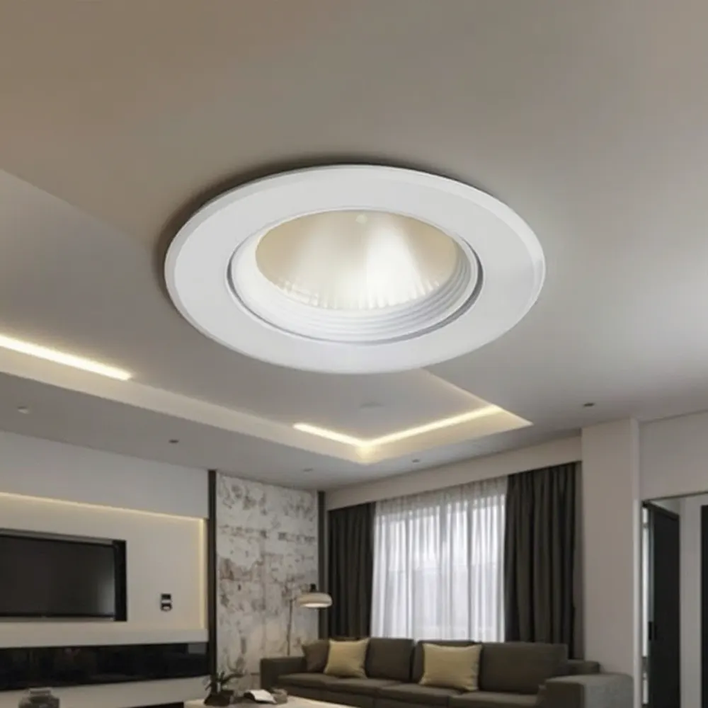 Adjustable Dimmable Recessed Round LED Downlight 5-15W 36V 2-4in product sample