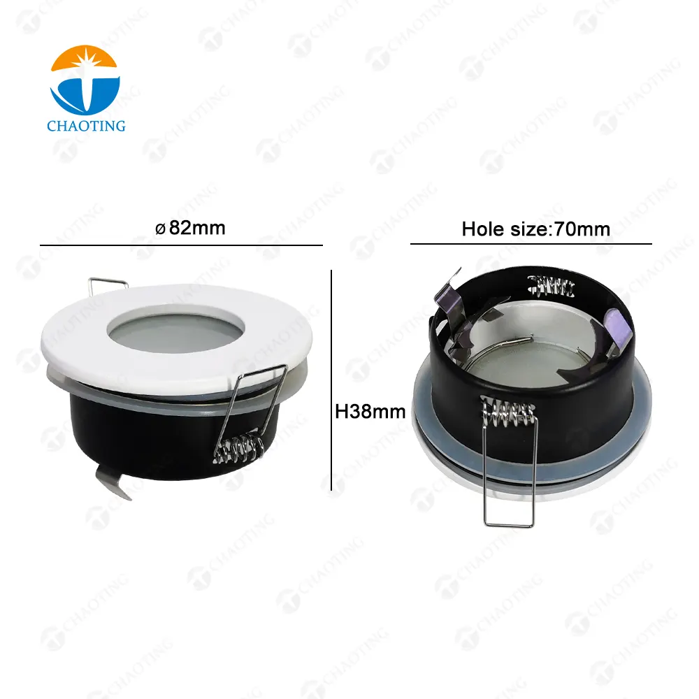 Recessed Aluminum Downlight Housing MR16/GU10 IP44
