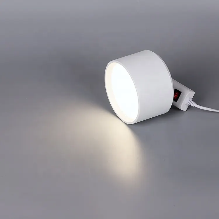Dimmable Surface-Mounted Round LED Downlight Black/White 9-18W