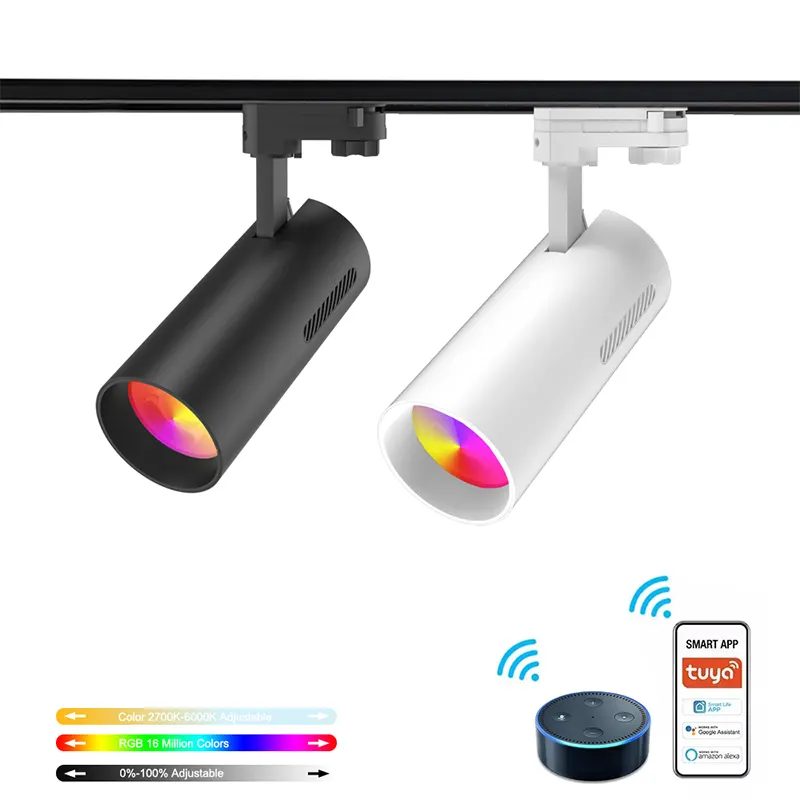Smart Dimmable TRIAC LED Track Spotlight 15/20W