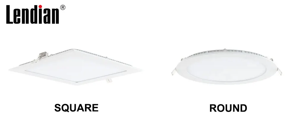 Dimmable Recessed Round LED Panel Light 40W