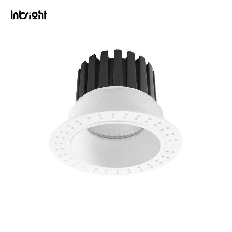Trimless Dimmable Recessed COB LED Downlight 10-25W IP65