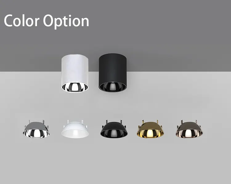 Aluminum COB LED Downlight 10-50W IP65