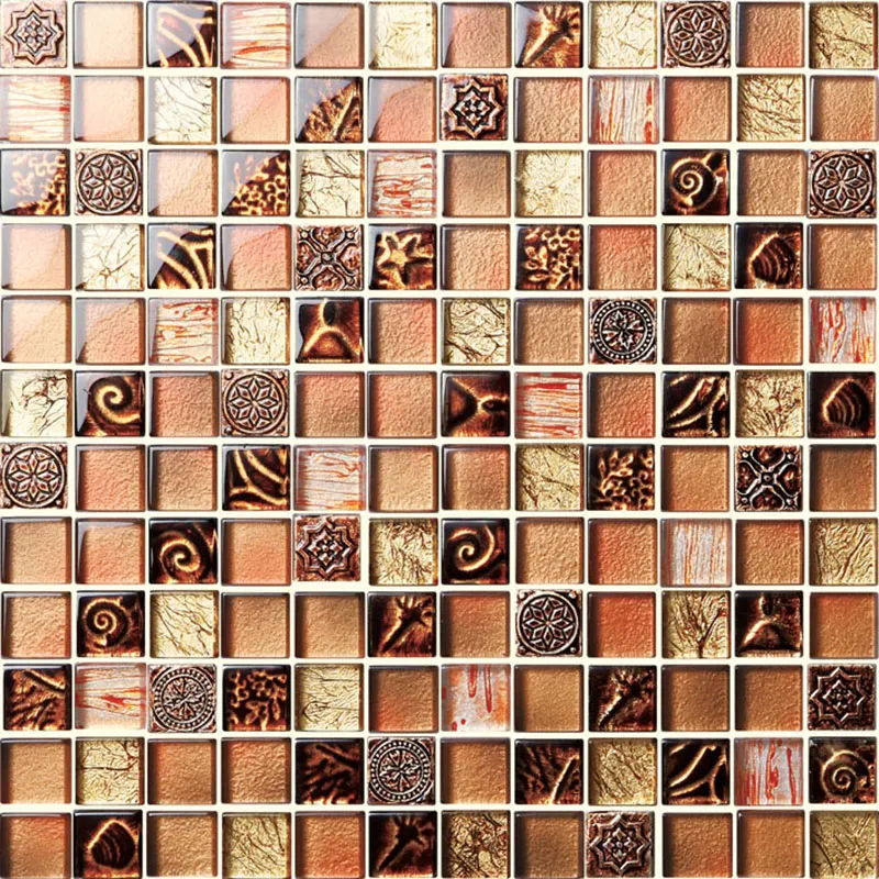 Glass Mosaic Tile 300x300 For Interior Use