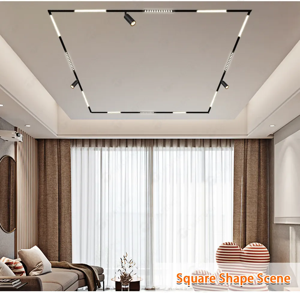 Aluminum Magnetic LED Track Spotlight