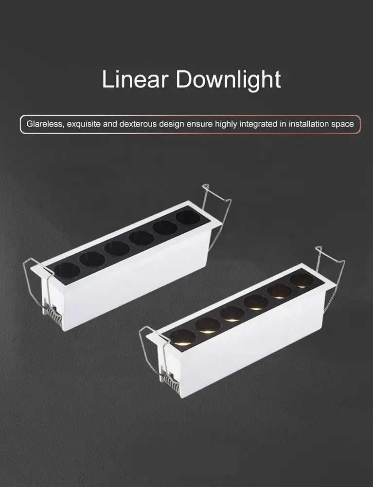 Adjustable Aluminum LED Grille Spotlight 10W