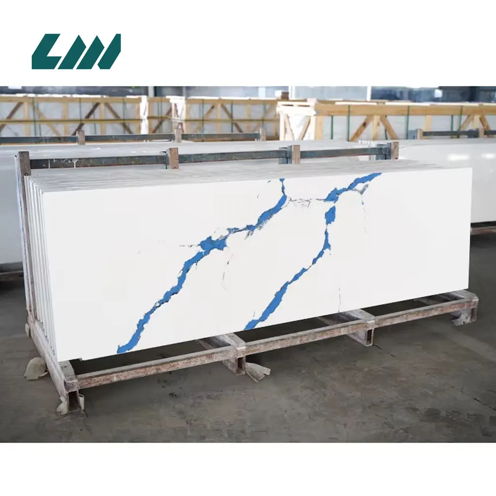 Calacatta Engineered Quartz Slab 3200x1600mm