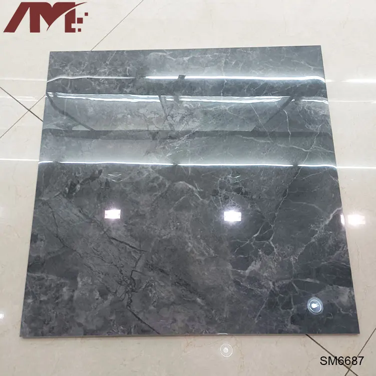 Marble-Look Porcelain Floor Tile 600x600mm