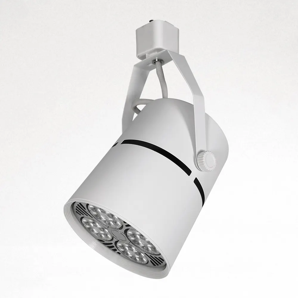 Aluminum PAR30 Track Light Housing E27 for 2/3/4-Wire Track