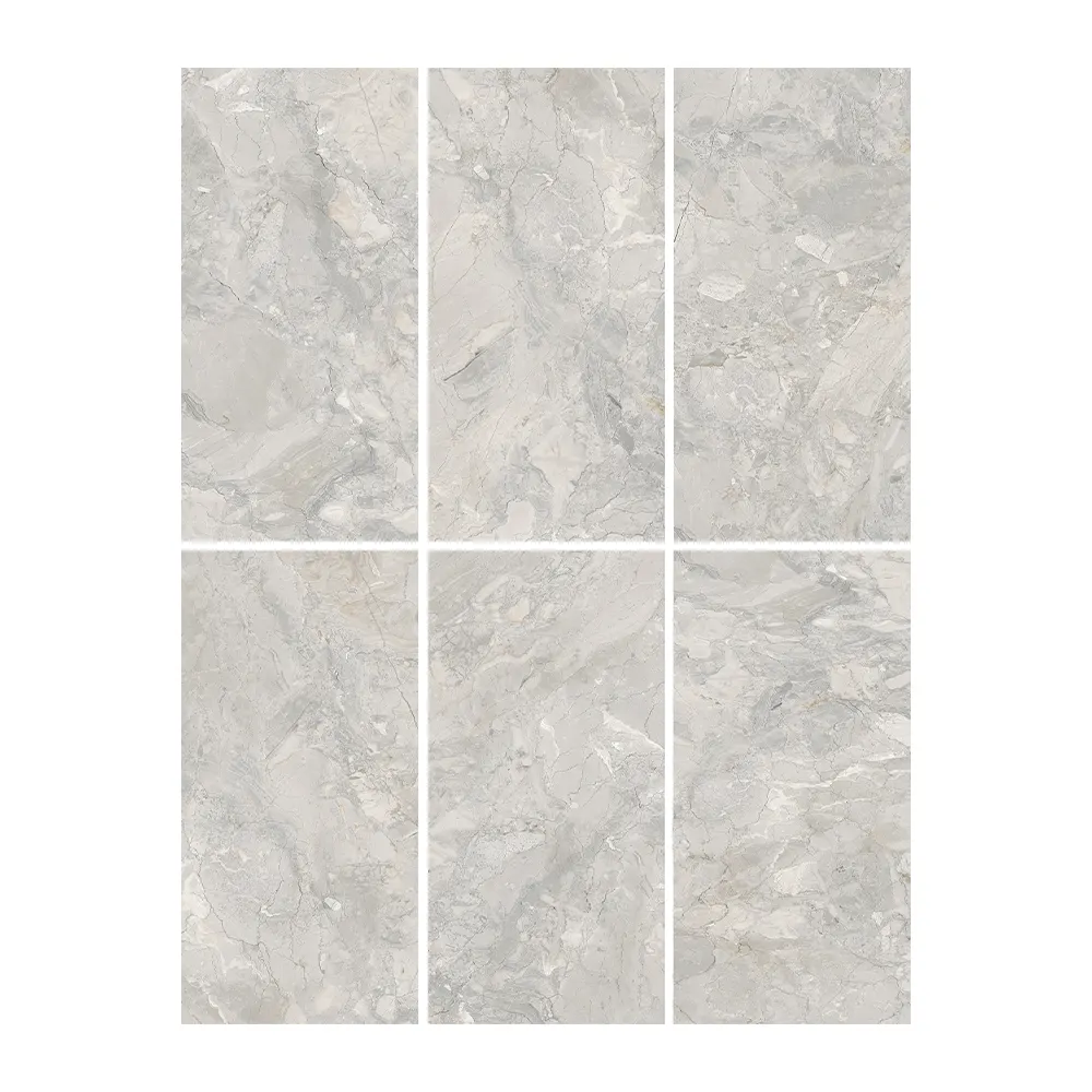 Stone-Look Polished Porcelain Wall Tile 750x1500mm