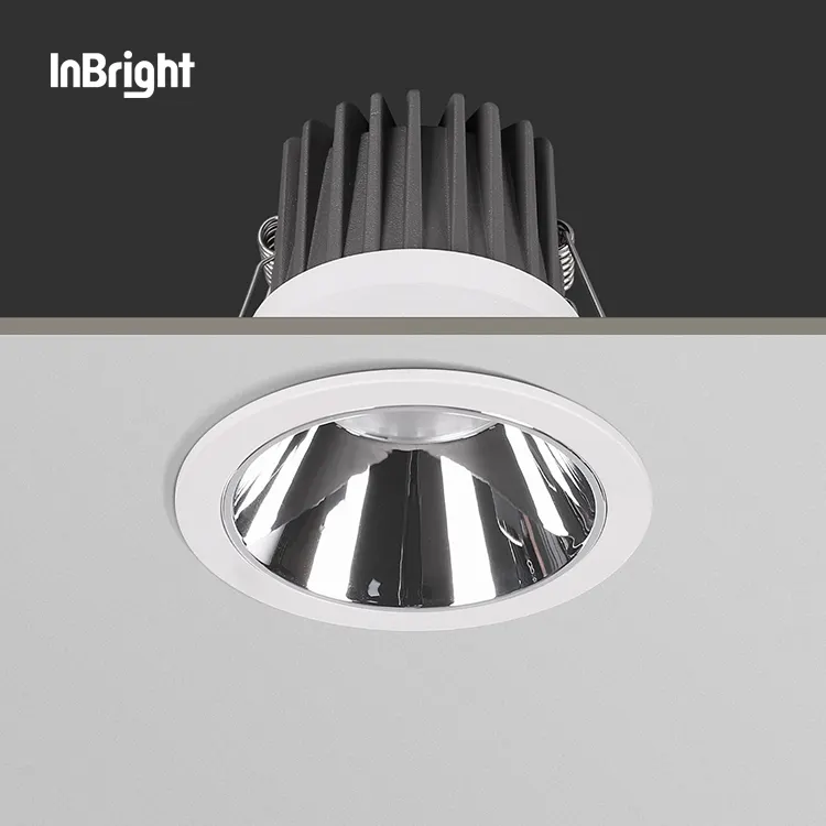 Anti-Glare Recessed Aluminum COB LED Downlight 5-18W