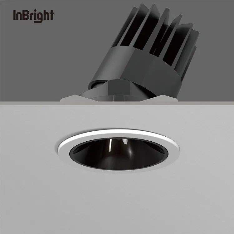 Anti-Glare Adjustable Recessed LED Downlight 8-25W IP65