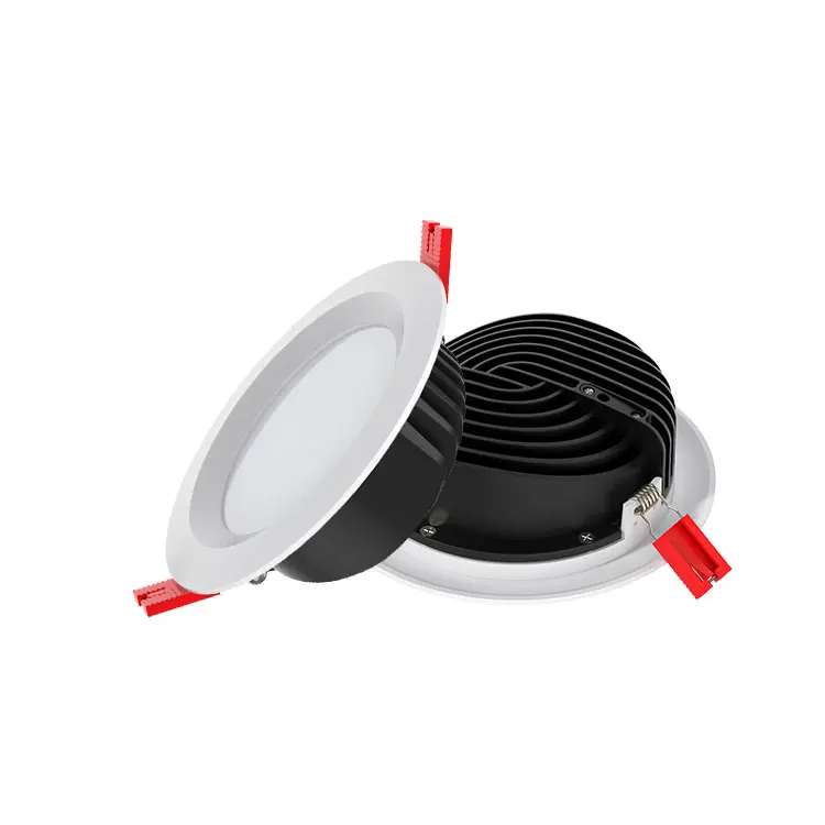 Slim Dimmable DALI Recessed LED Downlight 9-24W 4in 200mm