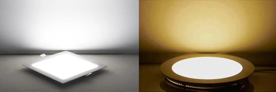 Adjustable Slim Dimmable Recessed LED Panel Light 9-48W