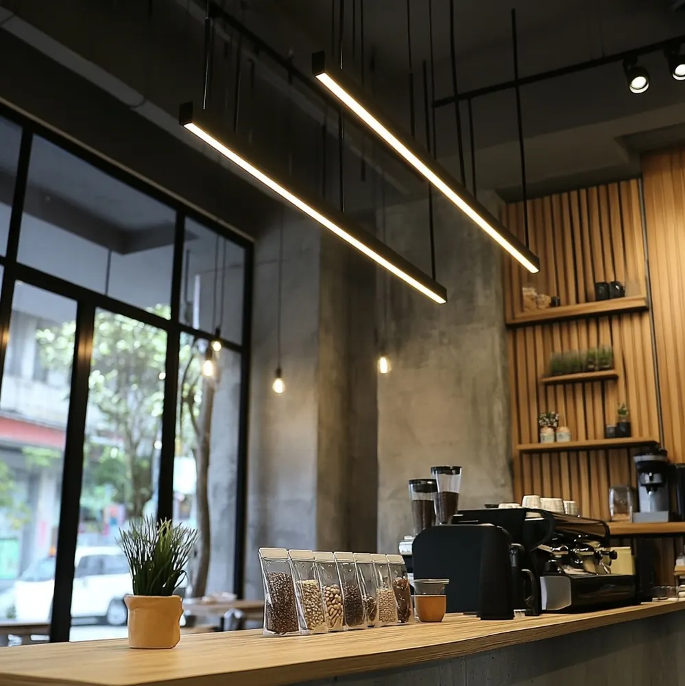 Aluminum Linear LED Pendant Light 20-50W
