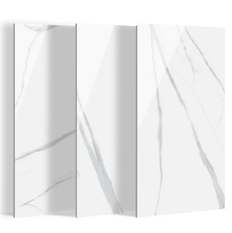 Marble-Look Polished Porcelain Wall And Floor Tile 600x1200mm product sample