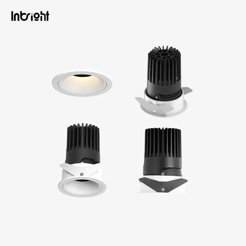 Rotatable Recessed Aluminum COB LED Downlight 28W