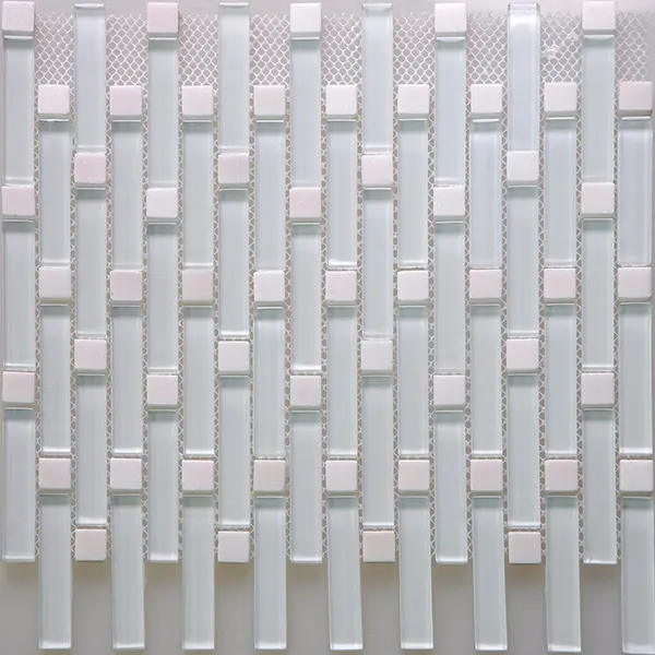 Green Glass Mosaic Tile For Interior Use