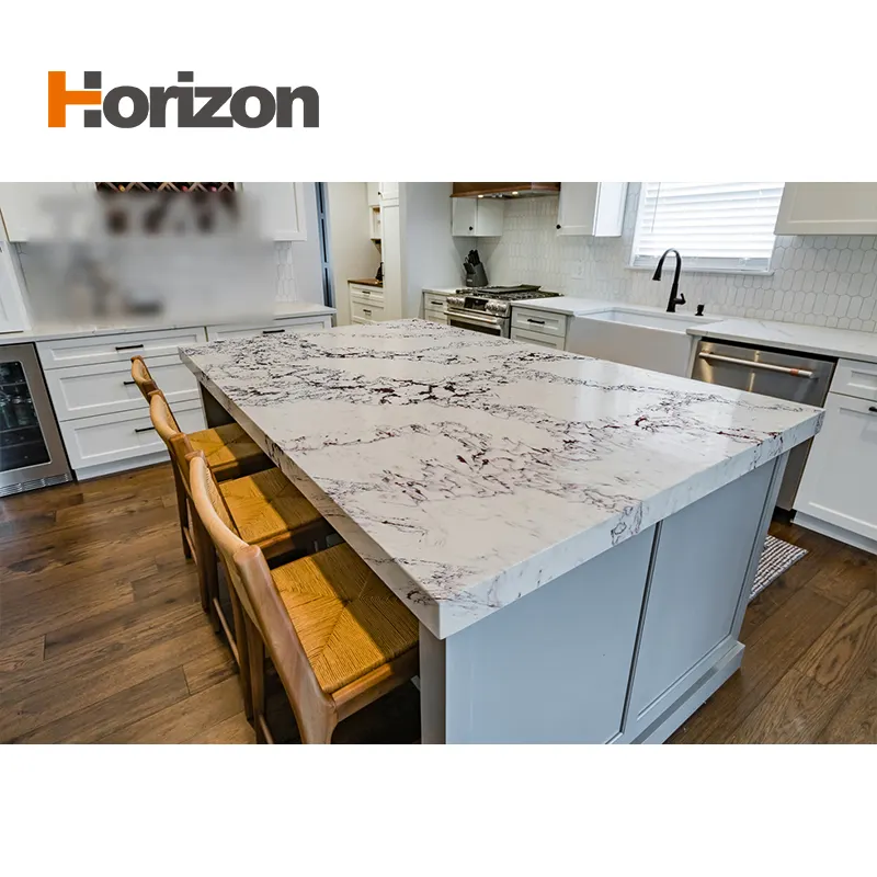 White Engineered Quartz Slab 3200x1600mm