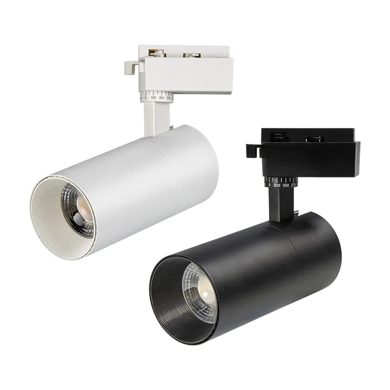 Adjustable Slim Aluminum Magnetic LED Track Spotlight 15W 48V