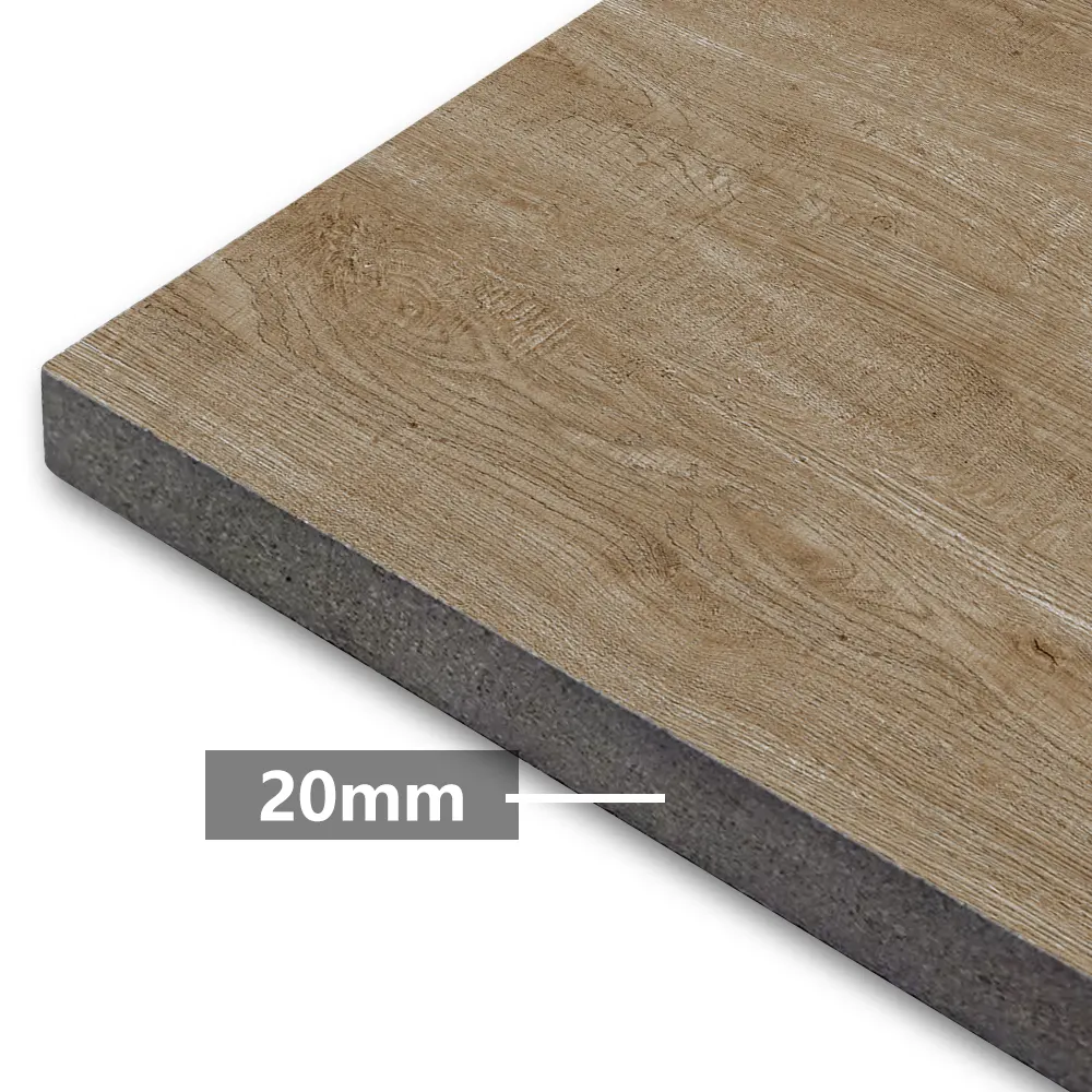 Non-Slip Wood-Look Matte Porcelain Outdoor Tile 600x600mm